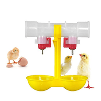 Cuenco de agua automático para aves de corral, pollos, codornices, con bebedero de tetina, LM-57