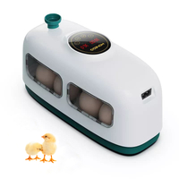 Selección de modelos múltiples, miniincubadora de huevos completamente automática para pollo, codorniz, pato, incubadora de huevos 